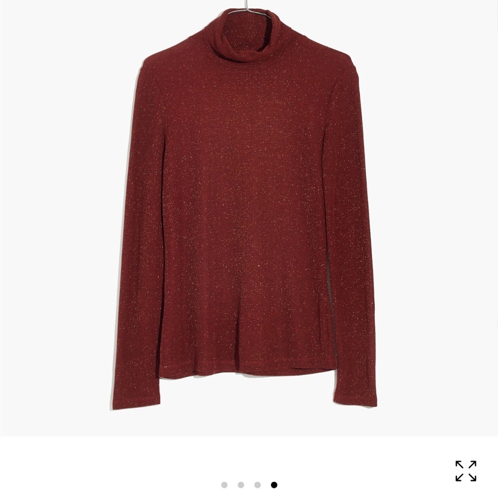 Madewell Night Sparkle Turtleneck Sweater - Picture 4 of 14